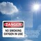 Signmission No Smoking Oxygen In Use Danger Sign, Vinyl Decal, 7in W x 5in L, 2PK OS-2PACK-DS-D-57-L-19448 - alternate 6